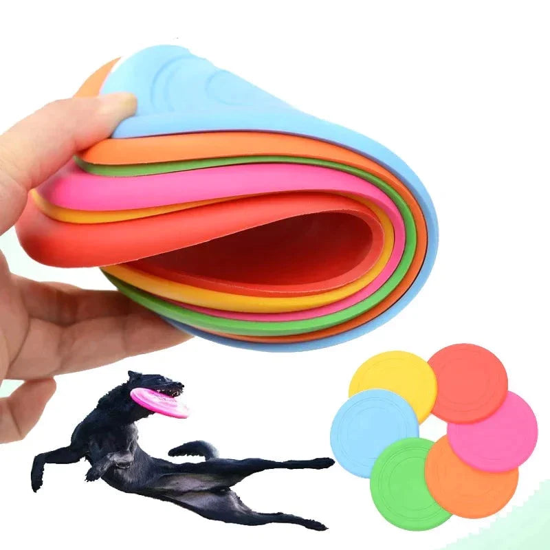 Disco de silicone - brinquedo para pet - Omegaexpress