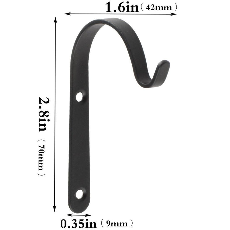 Conjunto Suporte De Pendurar De Metal Em Formato De J - Omegaexpress