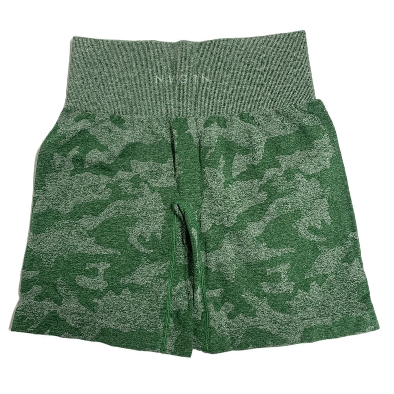 Shorts sem costura camuflado - Omegaexpress