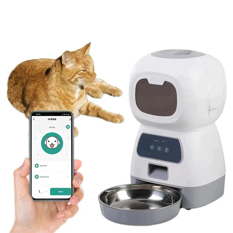 Alimentador Automático para Cães e Gatos - Omegaexpress