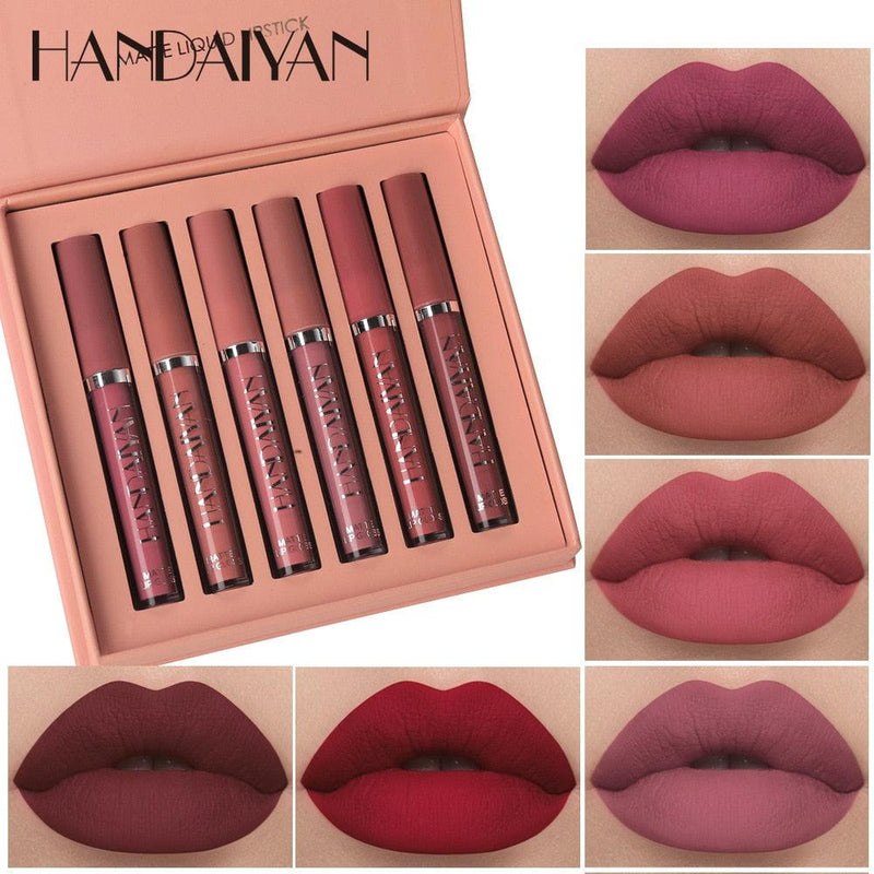 Batom Luxuoso Glamour Matte Handaiyan - Omegaexpress