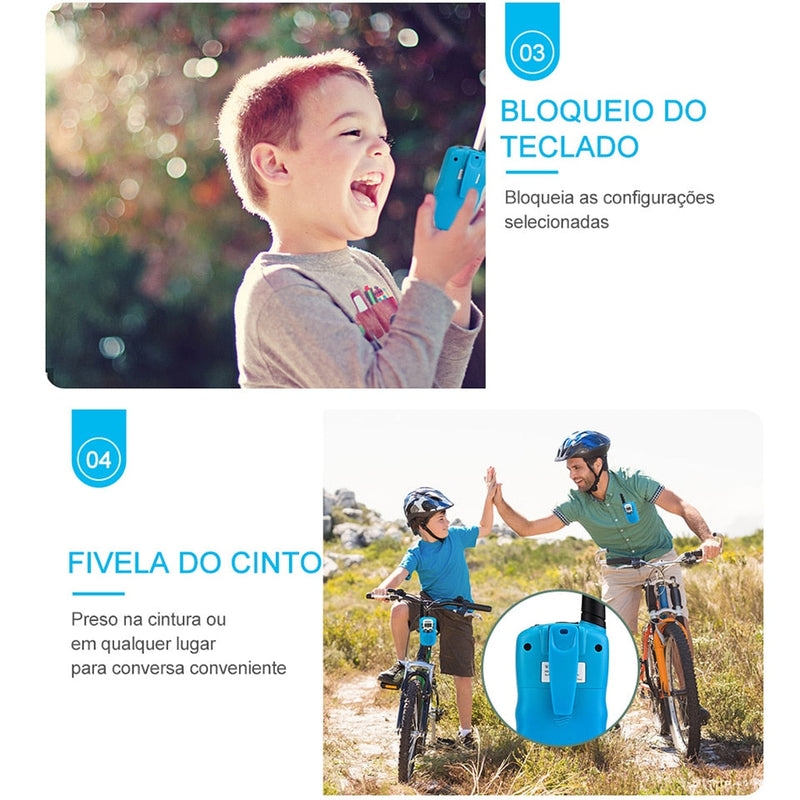 Walkie Talkie Portátil infantil - Omegaexpress